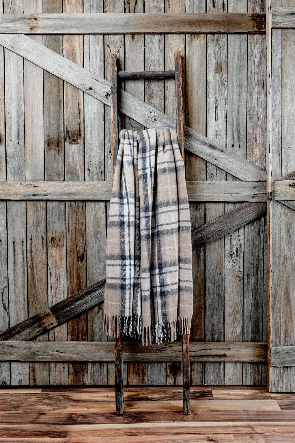 The Grampians Goods Co Heritage Wool Blanket in Cabin