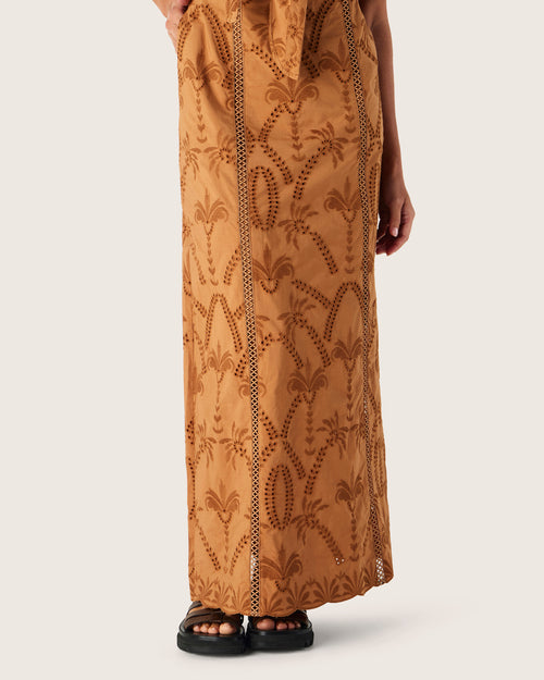 Alicia Embroidered Maxi Skirt