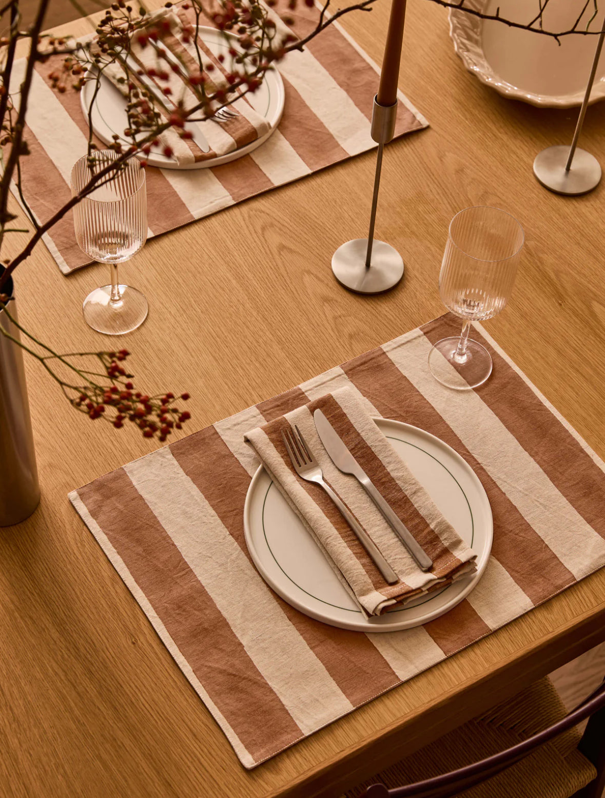 Riviera Placemats, Terracotta
