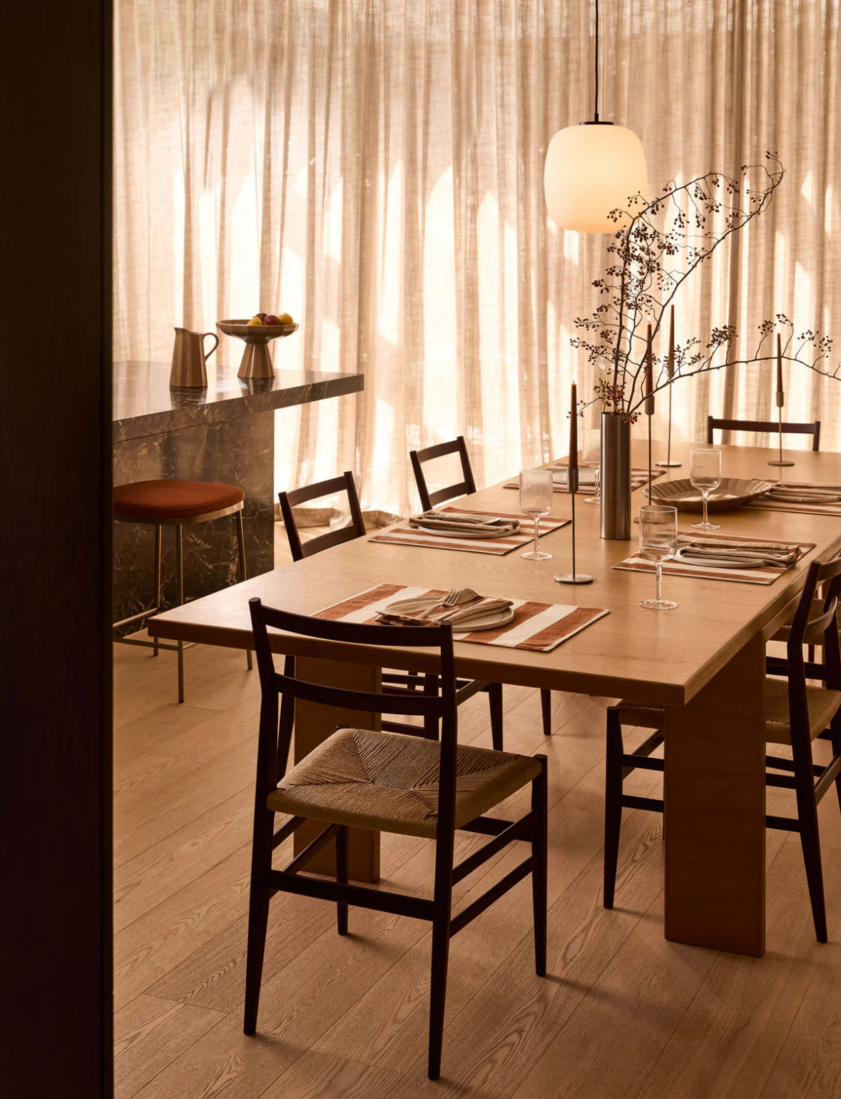Riviera Placemats, Terracotta