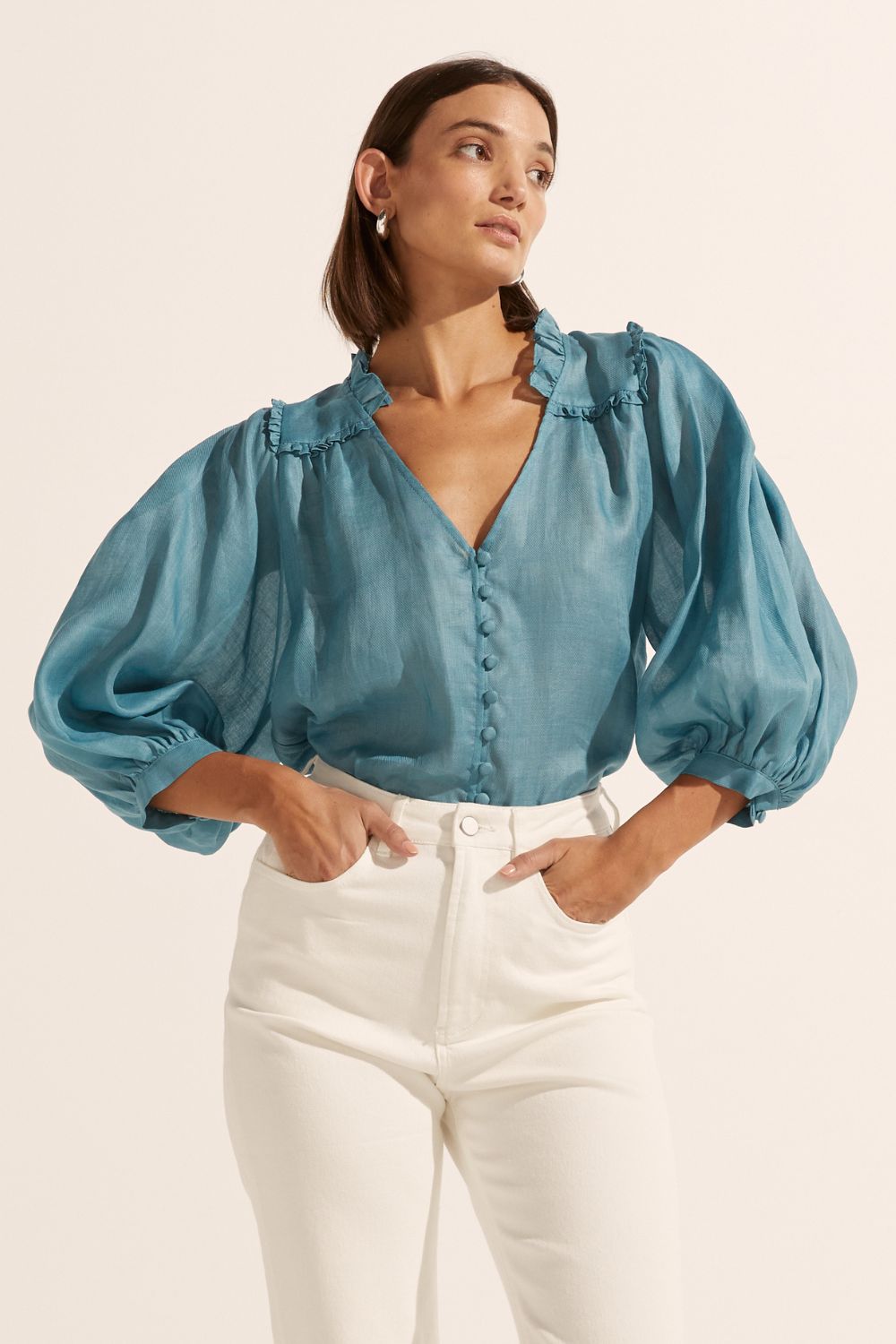 Brigade Top, Sea Blue
