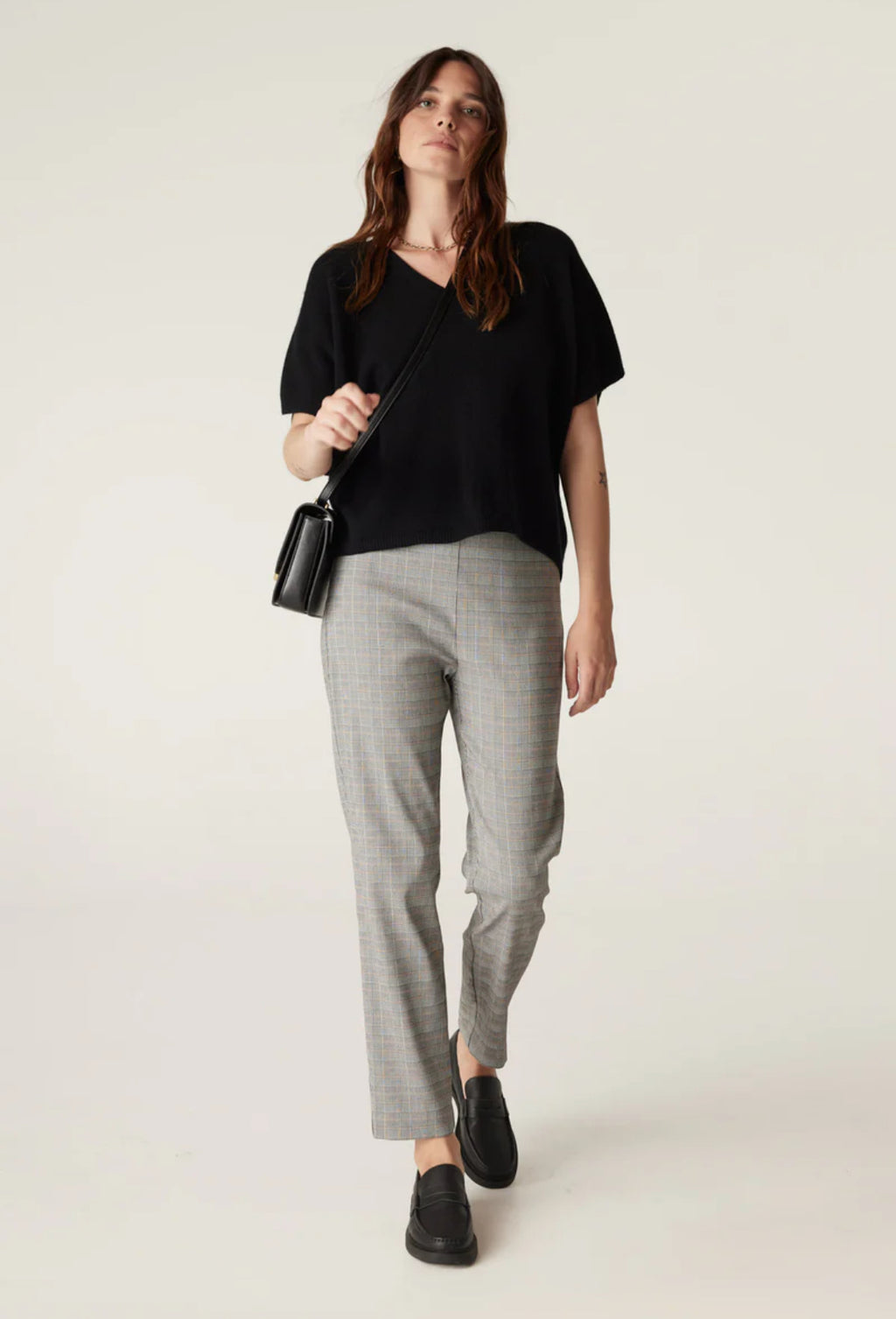 Bell Check Pant, Natural Check