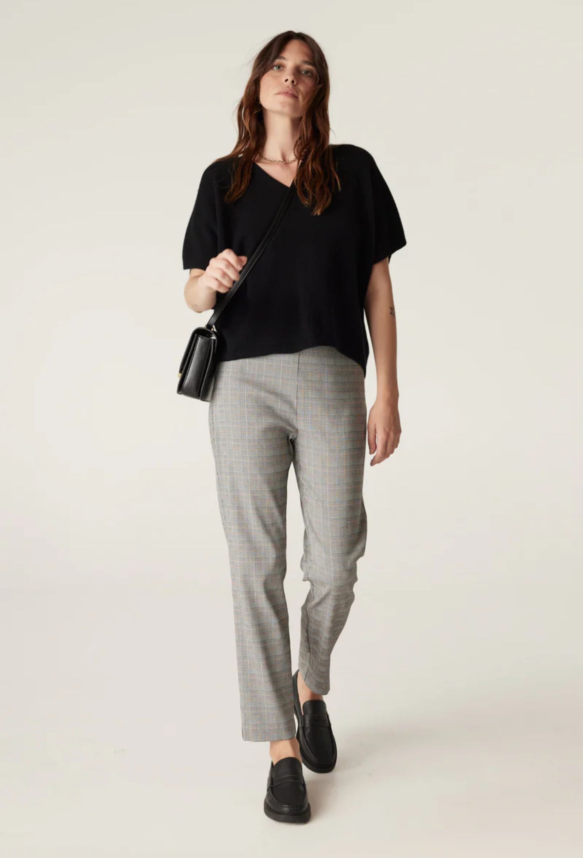 Bell Check Pant, Natural Check