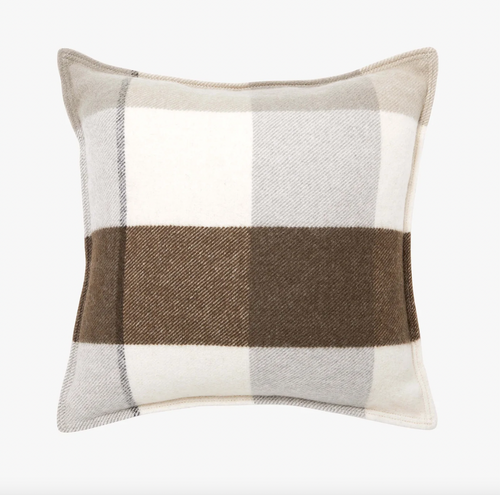 Alby Chocolate Australian Wool Cushion