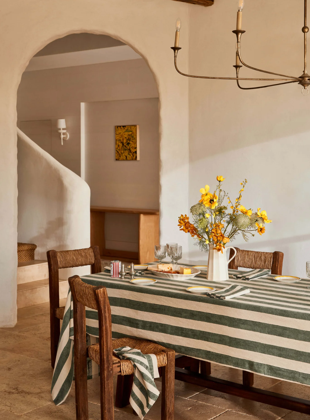 Riviera Jade Table Cloth