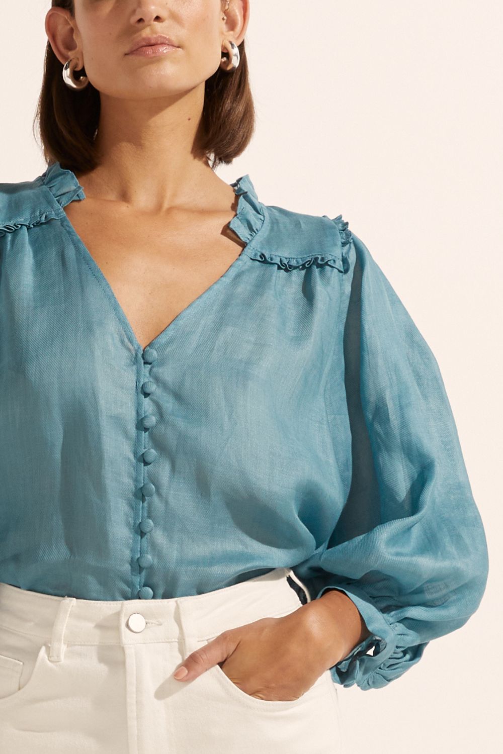 Brigade Top, Sea Blue