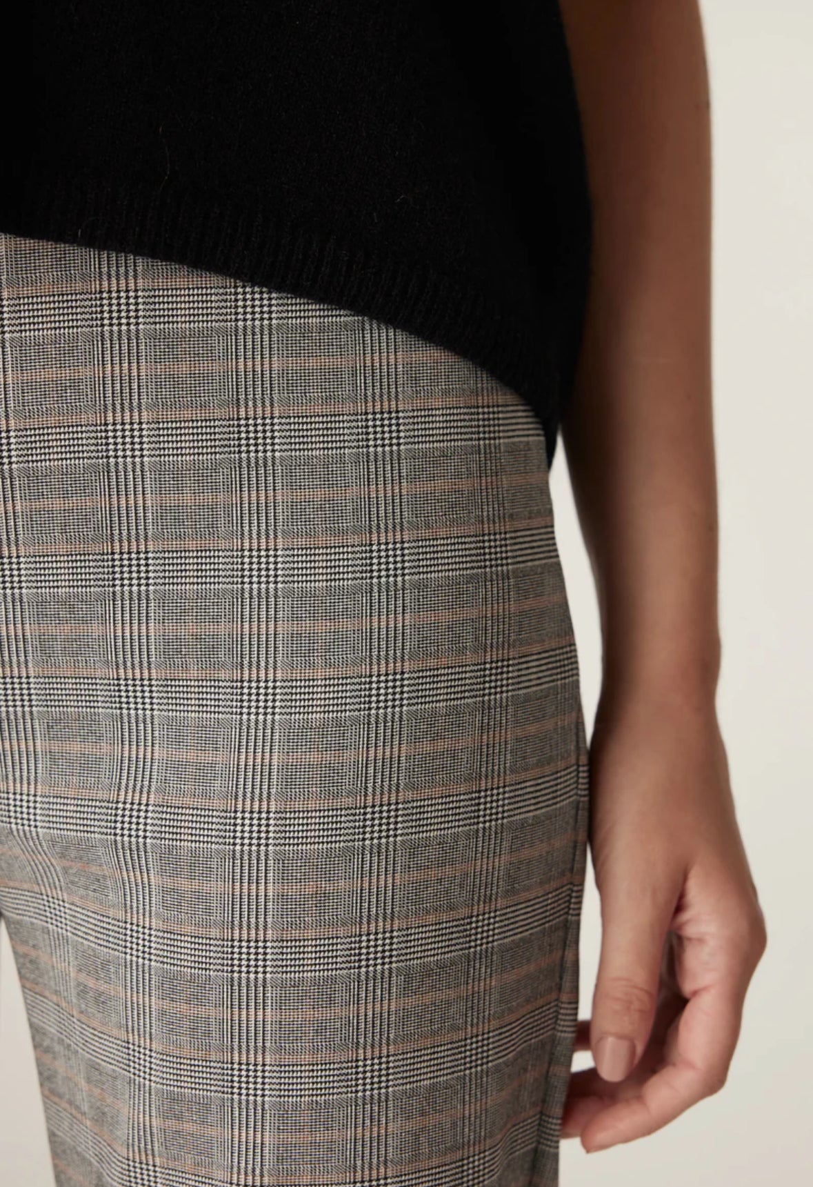 Bell Check Pant, Natural Check