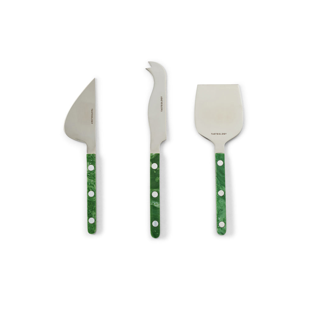 Cheese Knives Set - Emerald
