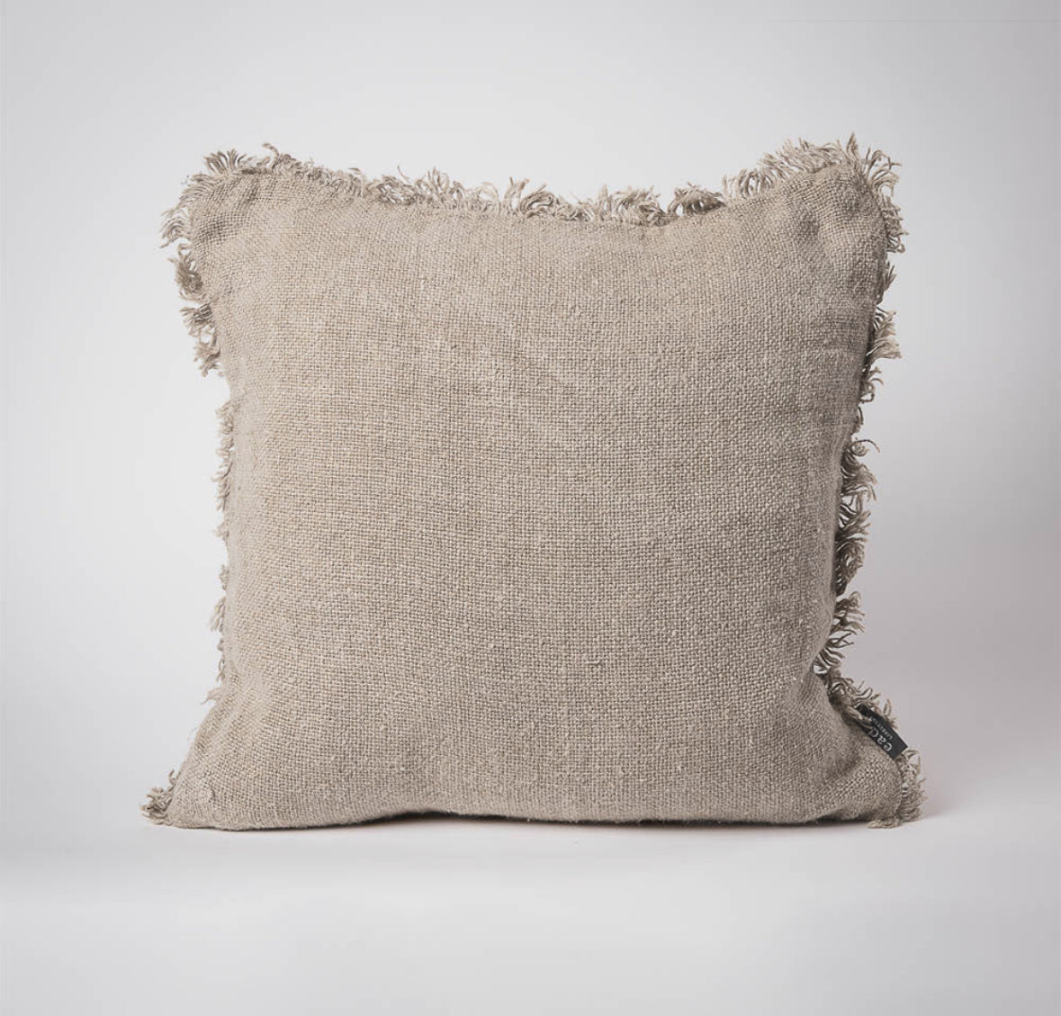 Bedouin Linen Cushion, Natural