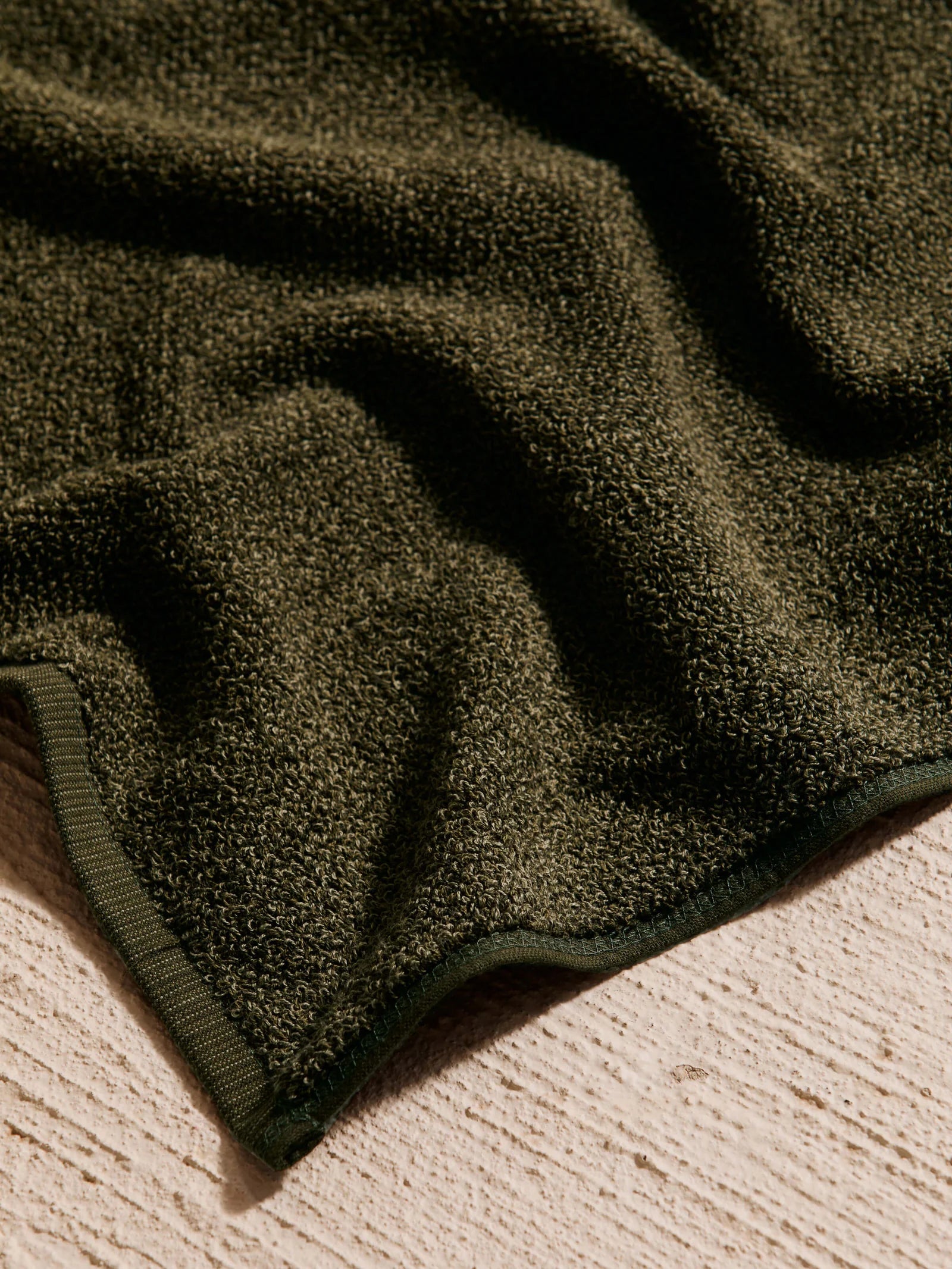Tweed Olive Hand Towels