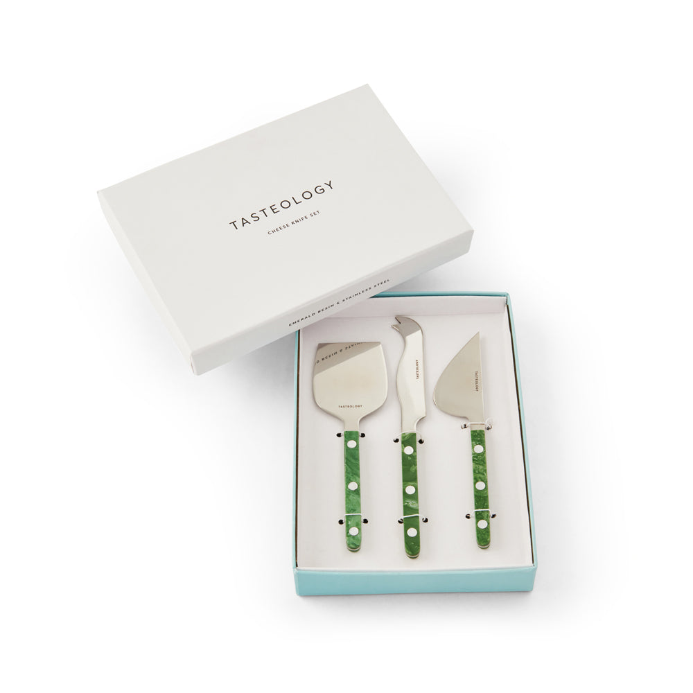 Cheese Knives Set - Emerald