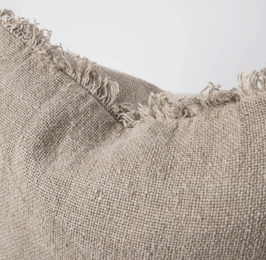Bedouin Linen Cushion, Natural