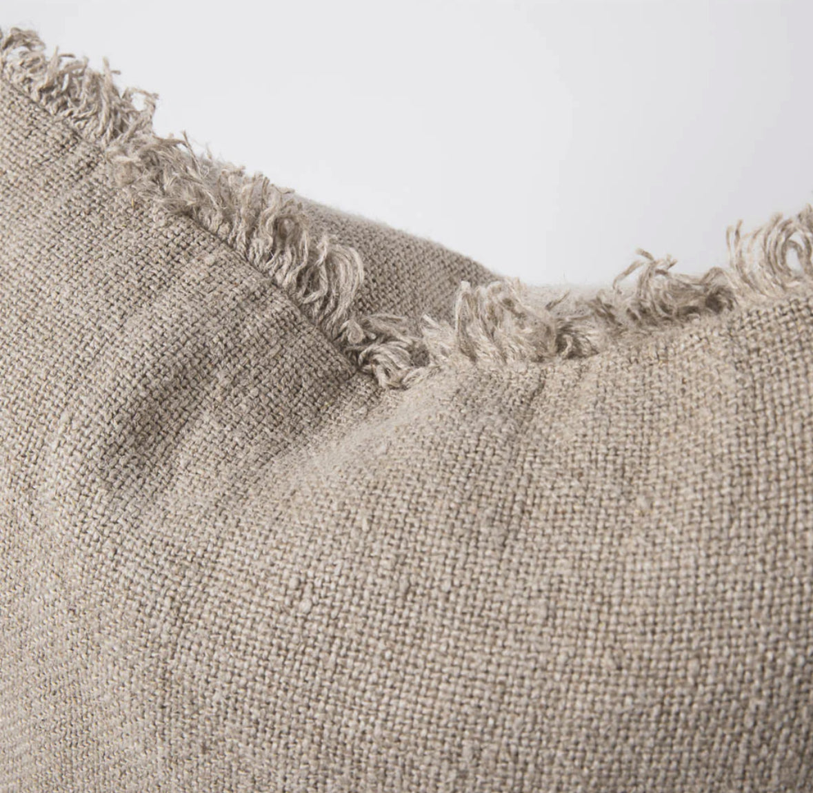 Bedouin Linen Cushion, Natural