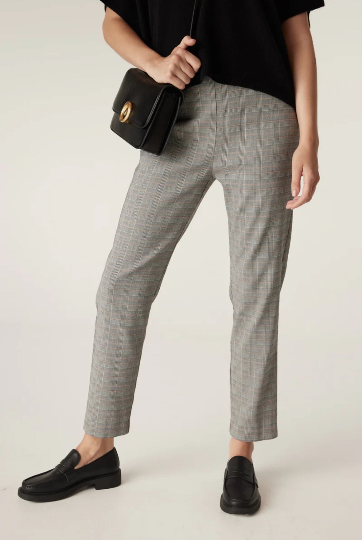 Bell Check Pant, Natural Check